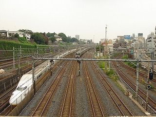 日暮里駅の線路