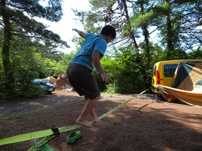 スラックライン２